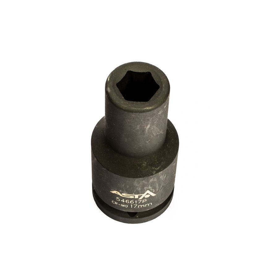 17mm 3/4" Drive Long Impact Socket 6 Point (6PT) Heavy Duty 90mm Length