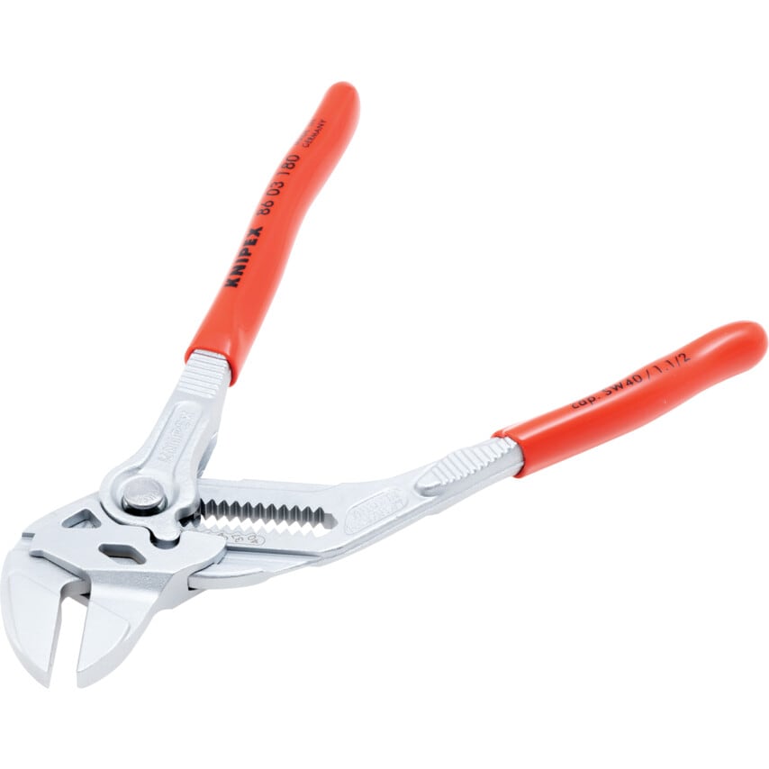 180mm Water Pump Pliers, 35mm Jaw Capacity