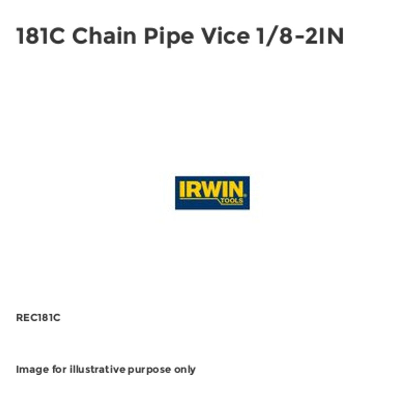 181C Chain Pipe Vice 1/8-2IN