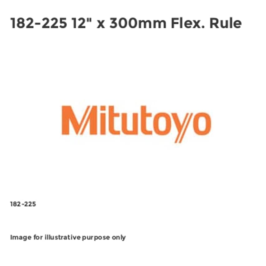 182-225 12" x 300mm Flex. Rule