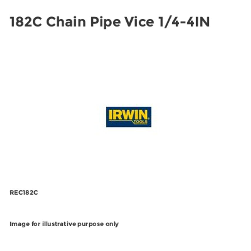 182C Chain Pipe Vice 1/4-4IN