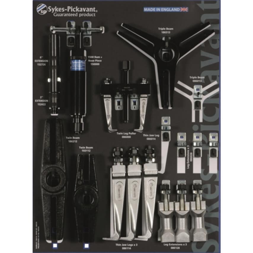 186545 HYDRAULIC PULLER KIT THIN JAW 2/3 LEG