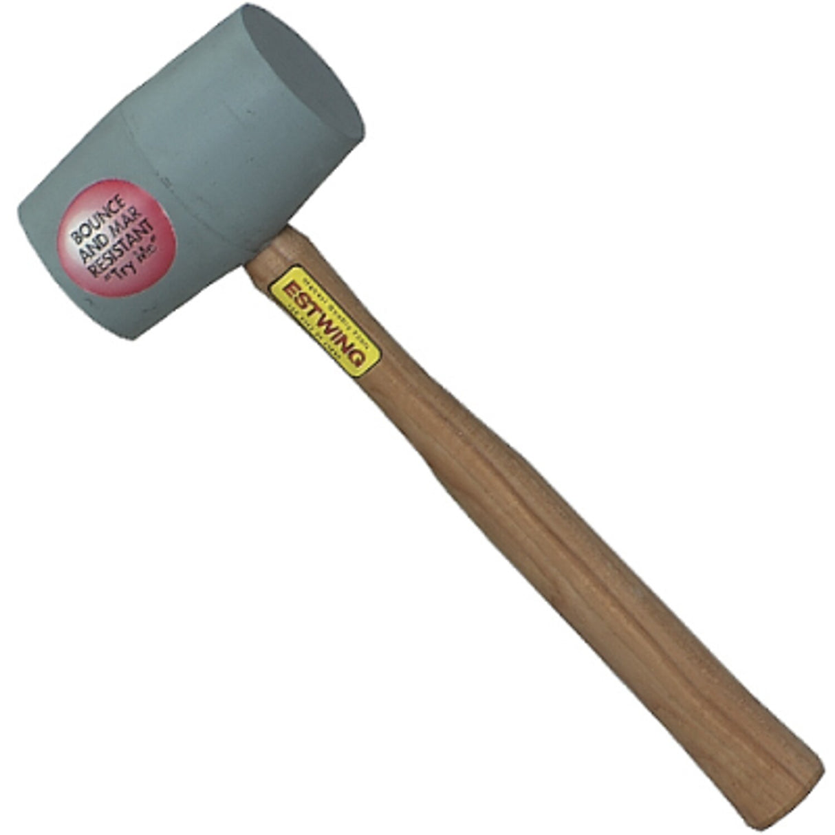 18OZ Dead Head Mallet Grey Rubber Wooden Handle EDH/18N