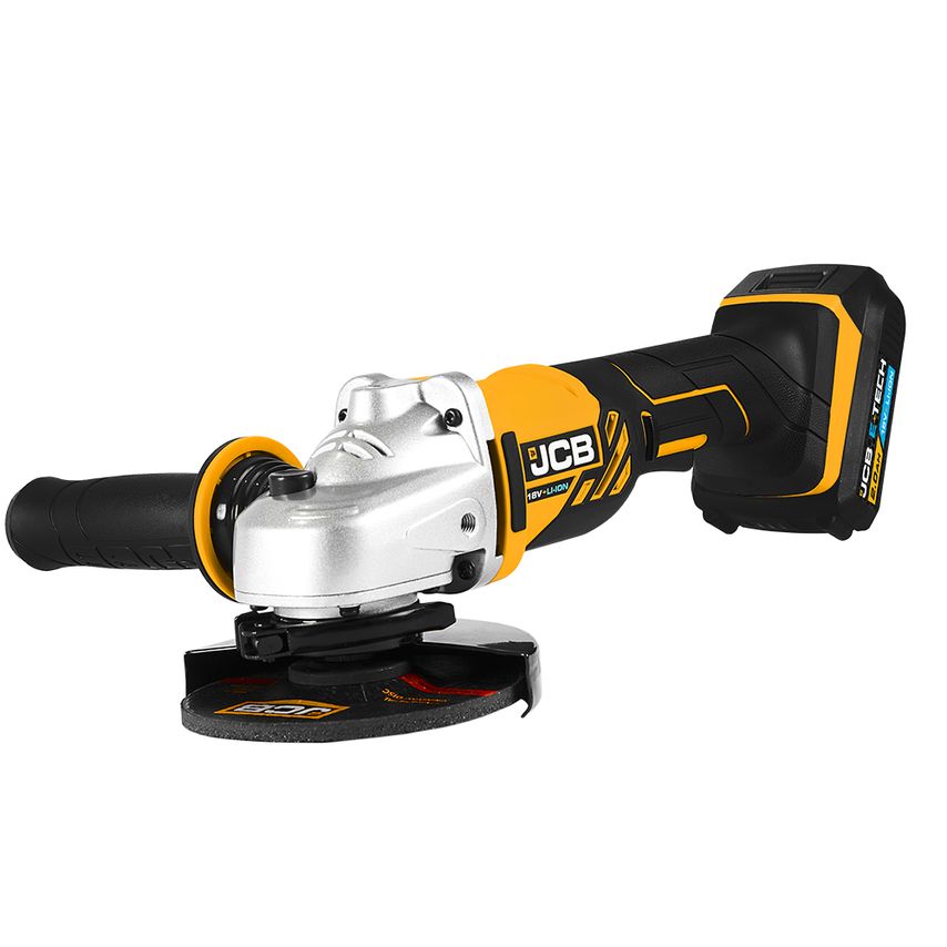 18V Angle Grinder with 2X 2.0Ah Lithium-ion Battery and 2.4A Charger