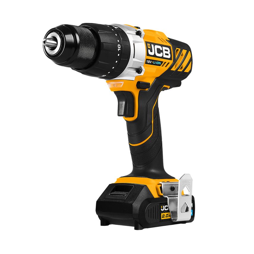 18V Combi Drill with 2.0Ah Lithium-ion Battery and 2.4A Charger