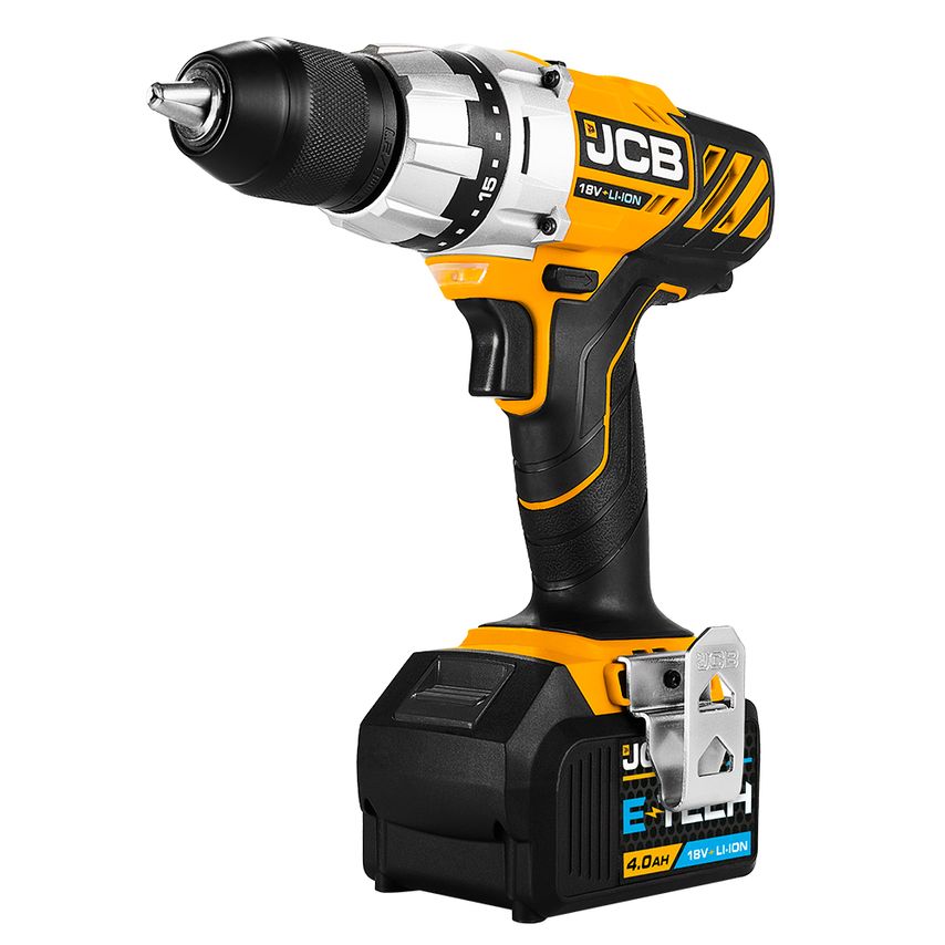 18V Drill Driver with 4.0Ah Lithium-ion Battery and 2.4A Charger