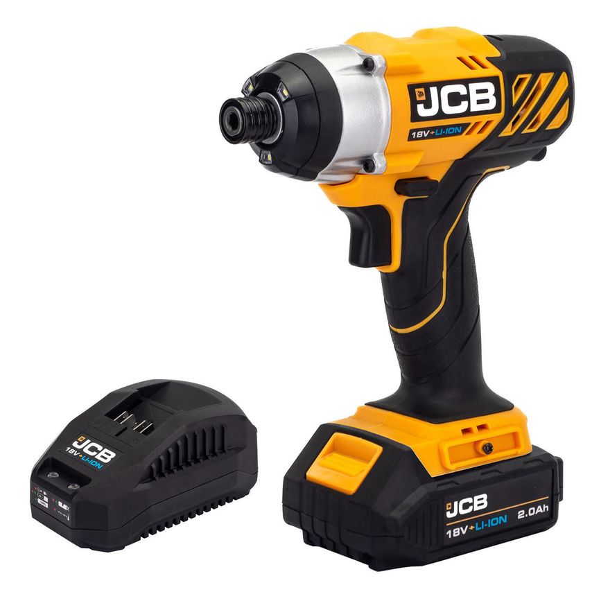 18V Impact Driver with 2.0Ah Lithium-ion Battery and 2.4A Charger