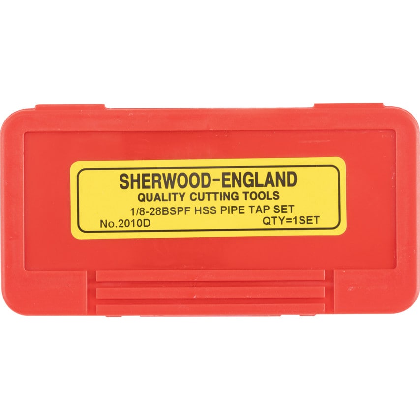 1/8"X28 BSPF HSSGT Straight Flute Tap Set