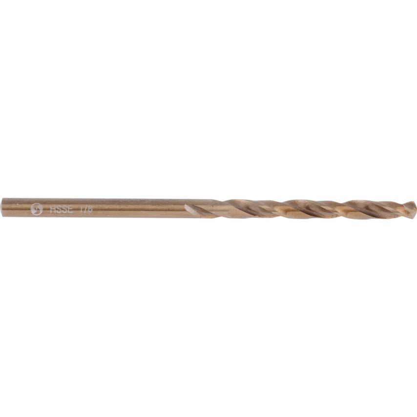 1/8" Dia Cobalt Drill for Stainless Steel