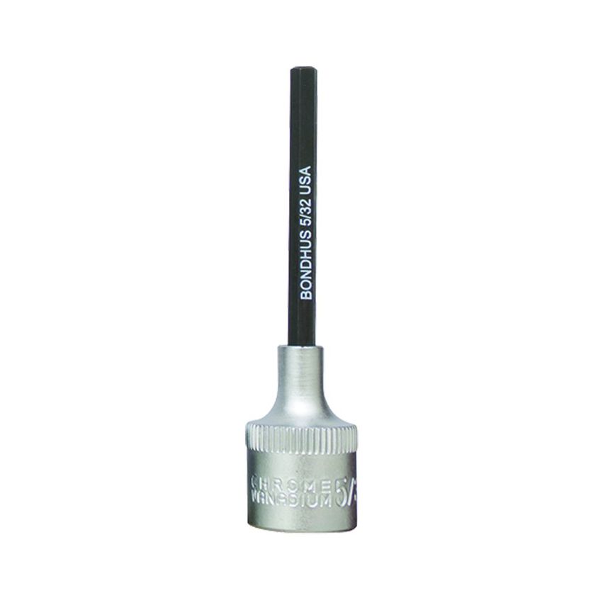 1/8" Hex 2" Inhex Socket Bit + Hex Socket, 1/8", 43207