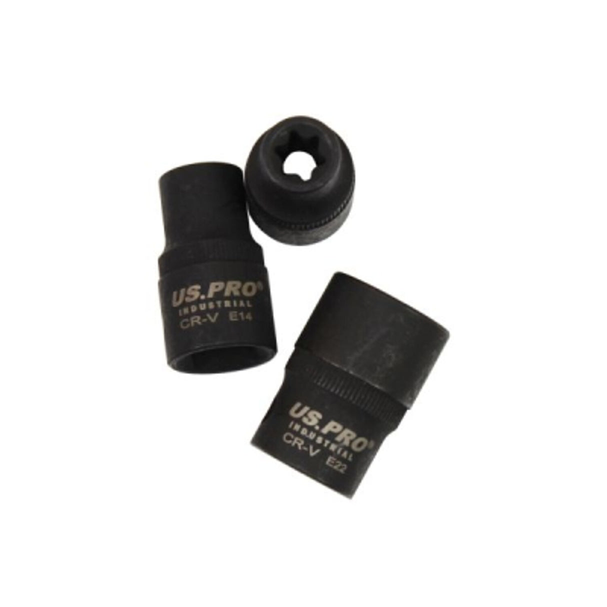 18 Piece 3/8in 1/2in Drive Impact E TORX Socket Set