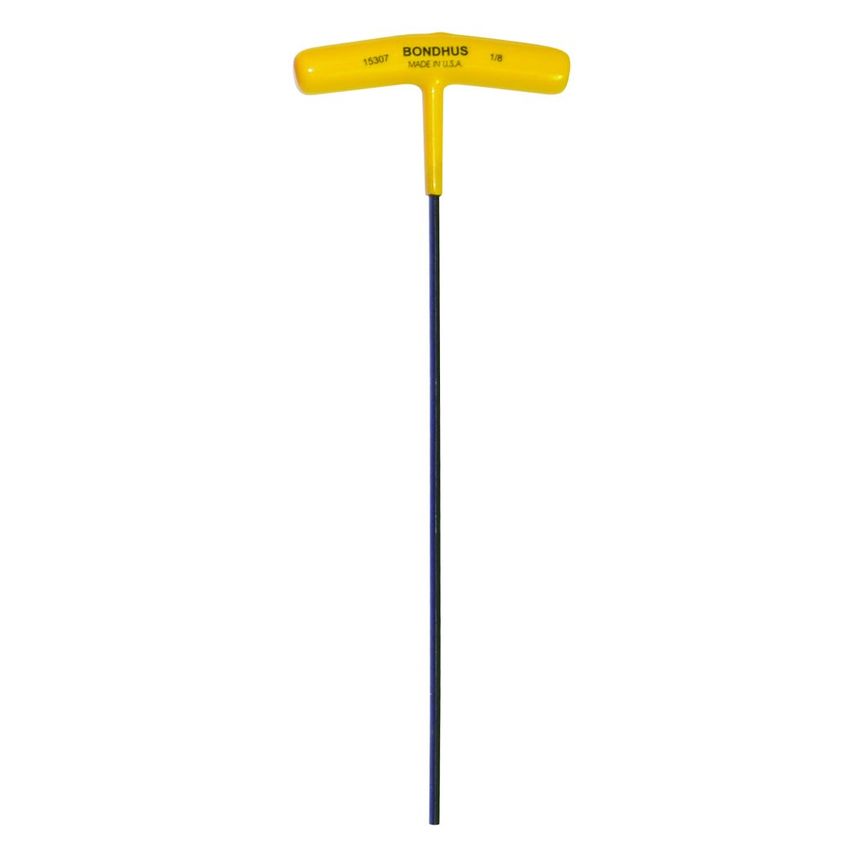 1/8" T-Handle Hex Driver 9", 1/8", 15307