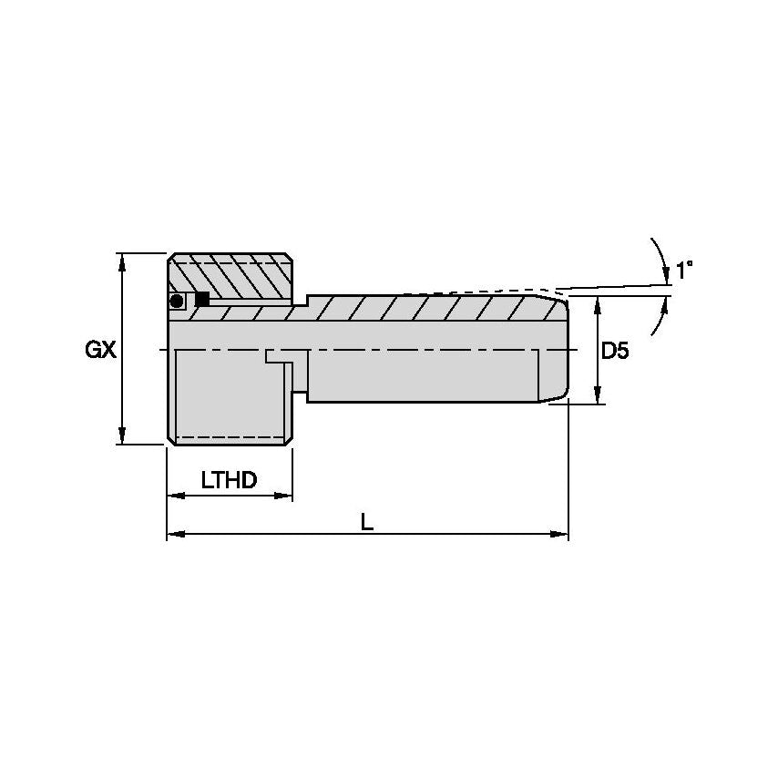 193.160 Cooling Tube M18 x 1 HSK63 193