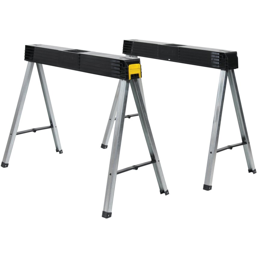 1-97-475 Metal Folding Sawhorse (Pair)