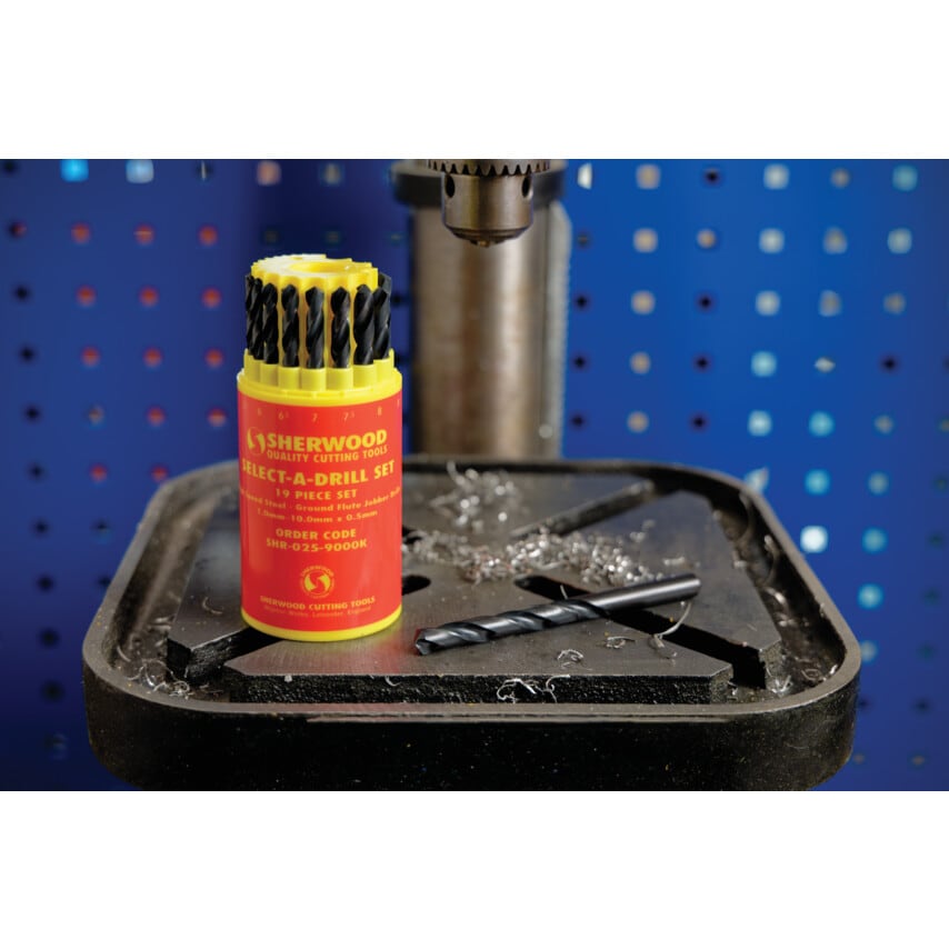 19-Pce Select-a-Drill Set 1.0-10.0X0.5MM