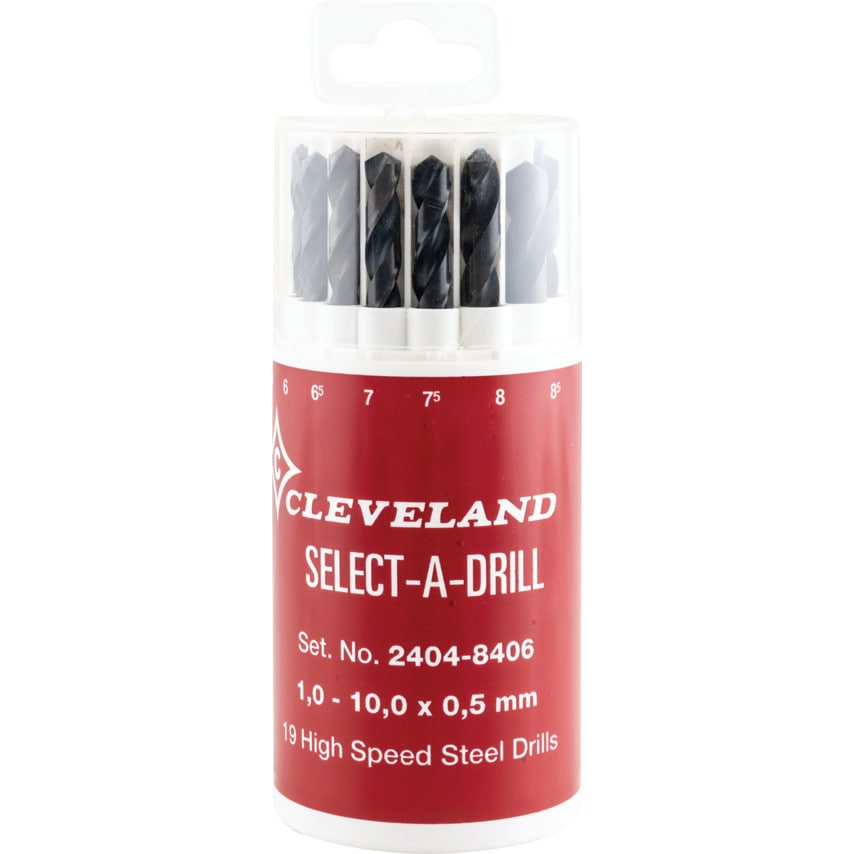 19-Pce Select-a-Drill Set 1-10.00MM