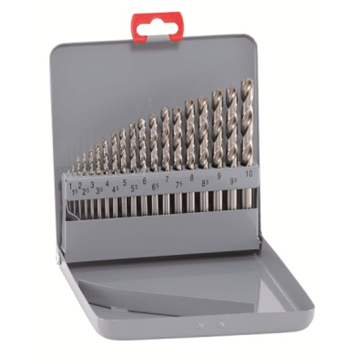 19 Piece HSS Cobalt Jobber Drill Set