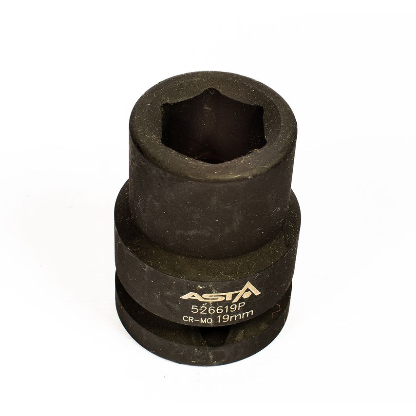 19mm 3/4" Drive Short Impact Socket 6 Point (6PT) Heavy Duty 51mm Length