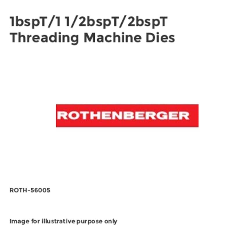 1bspT/1 1/2bspT/2bspT Threading Machine Dies ROTH-56005
