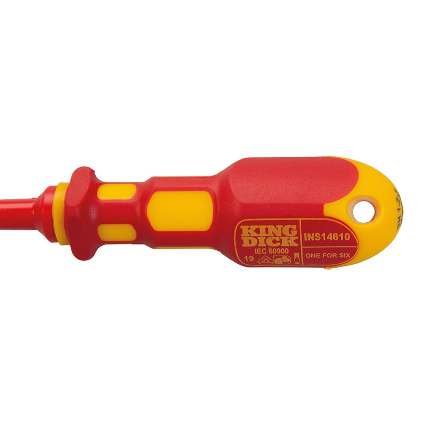 1-for-6 Screwdriver Insulated PZ1, PZ2, PZ3 & PH1, PH2, PH3