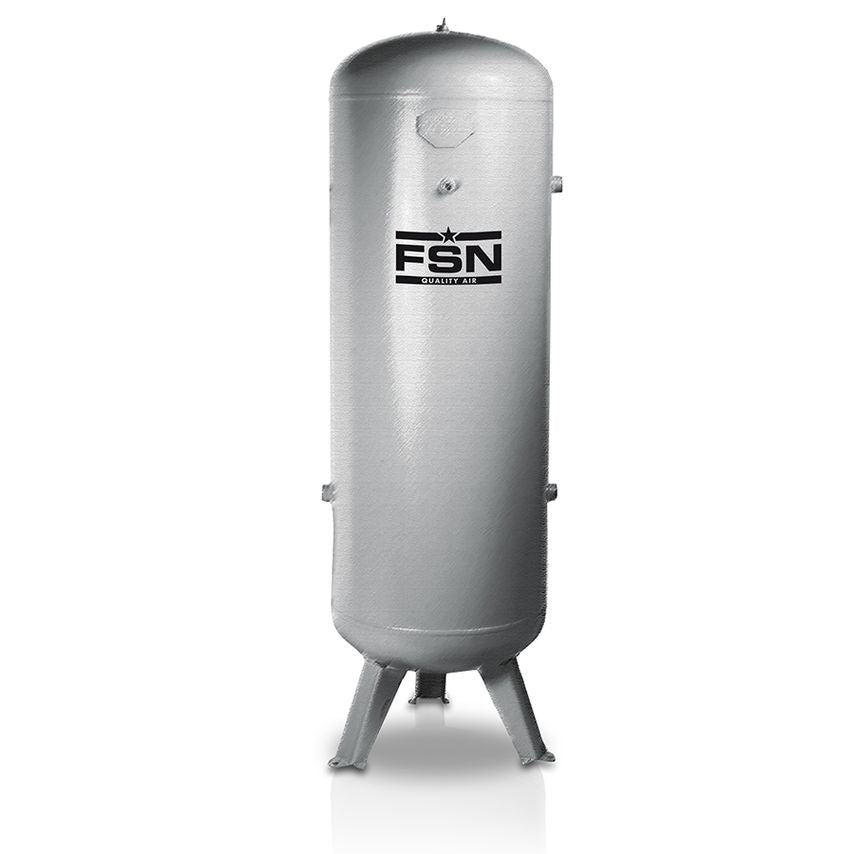 2000Lt Galvanised Vertical Air Receiver