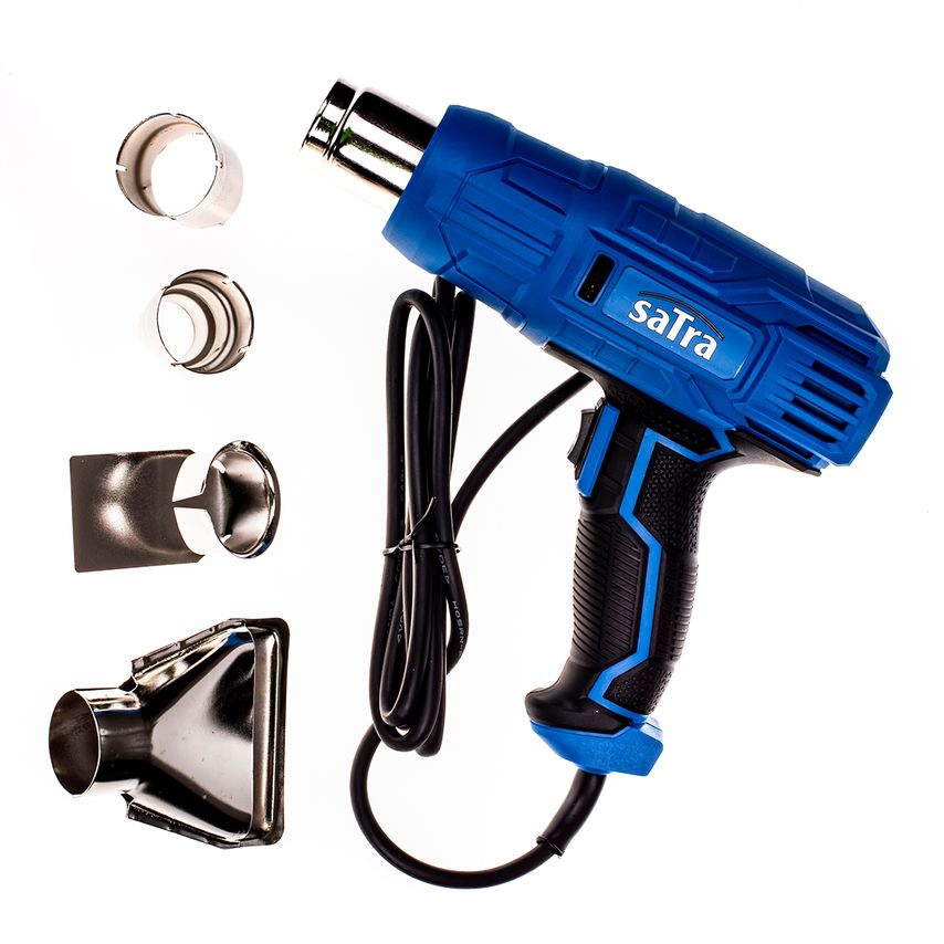 2000W Heat Gun 4pc Nozzles Professional Hot Air Paint Varnish Stripper UK Plug