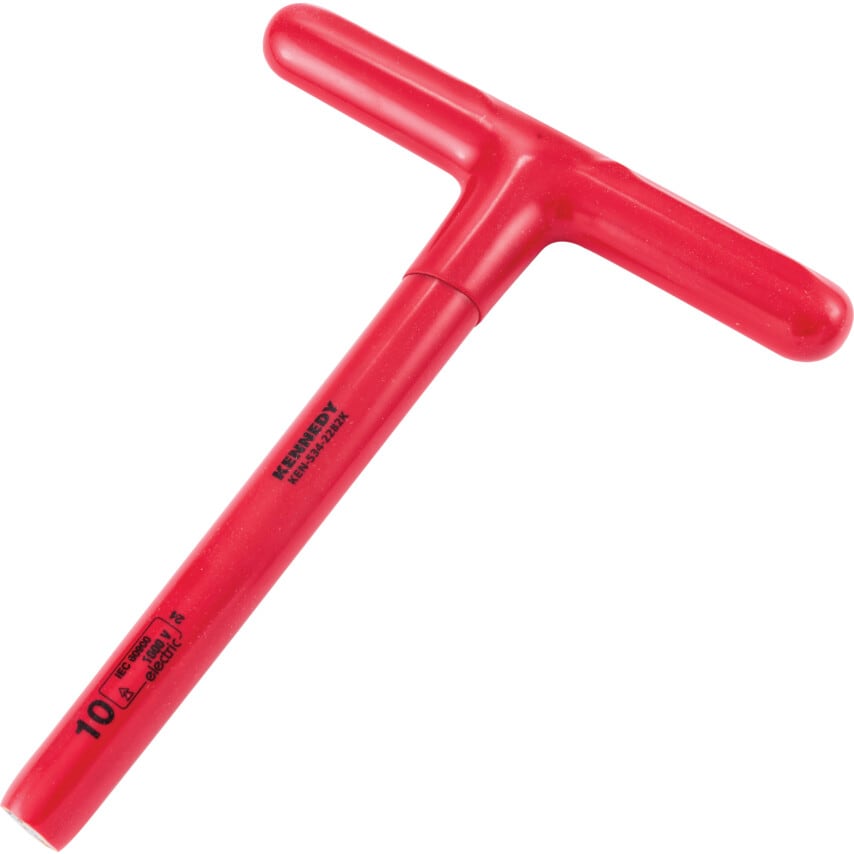 200 x 10mm Insulated T-Socket Wrench 1000V - DIN 7440
