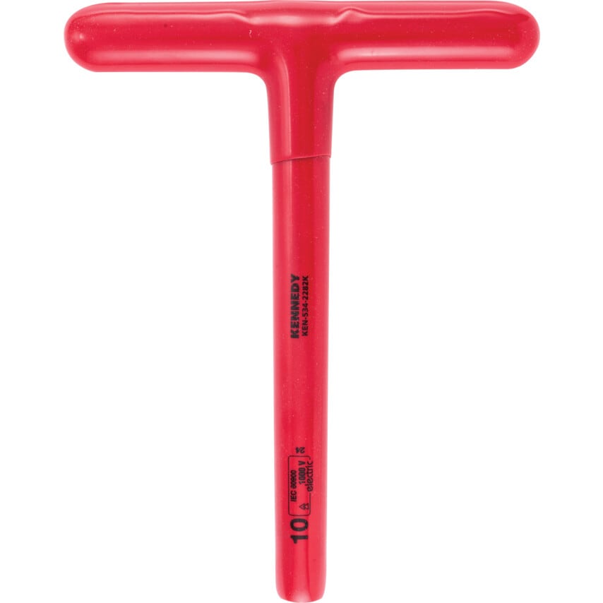200 x 10mm Insulated T-Socket Wrench 1000V - DIN 7440
