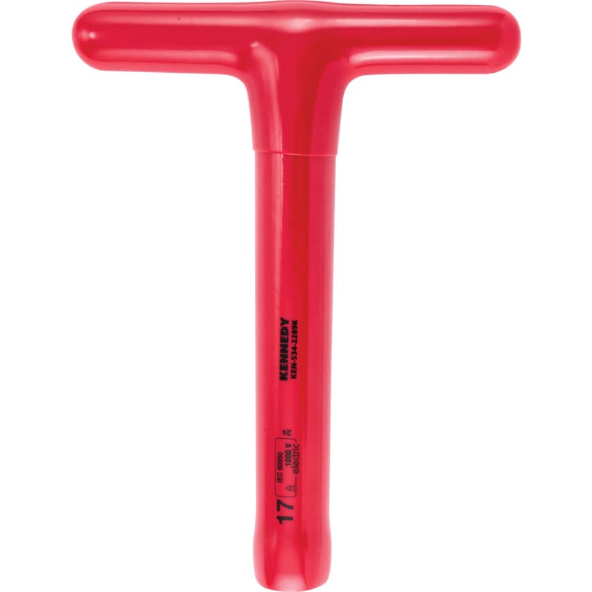 200 x 17mm Insulated T-Socket Wrench 1000 V - DIN 7440