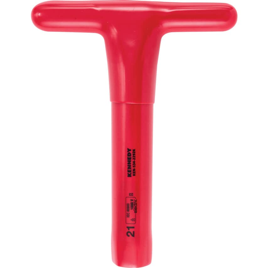200 x 21mm Insulated T-Socket Wrench 1000 V - DIN 7440