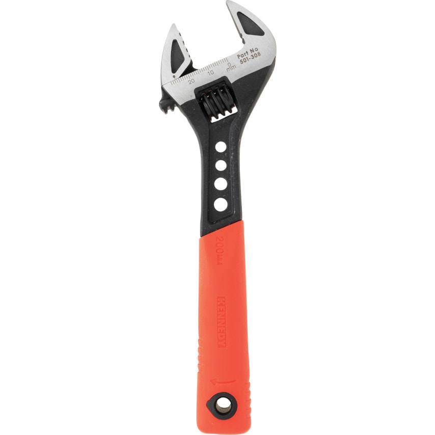 200mm/8" Soft Grip Phosphate Adjustable Wrench