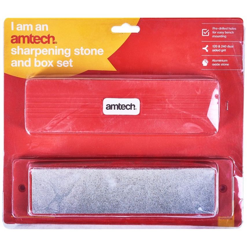 200mm (8") Combination Sharpening Stone and Box Set
