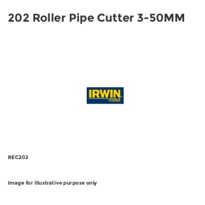 202 Roller Pipe Cutter 3-50MM REC202