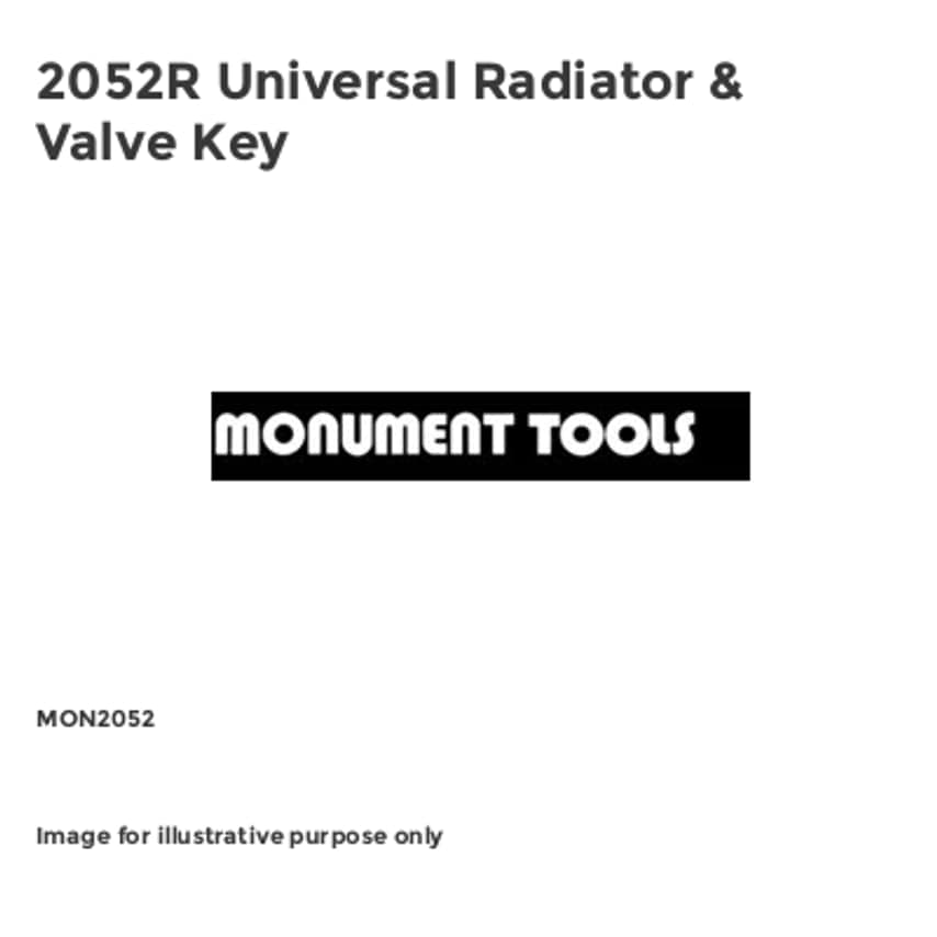 2052R Universal Radiator & Valve Key