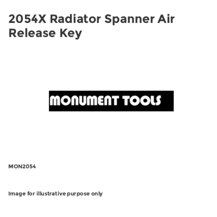 2054X Radiator Spanner Air Release Key MON2054
