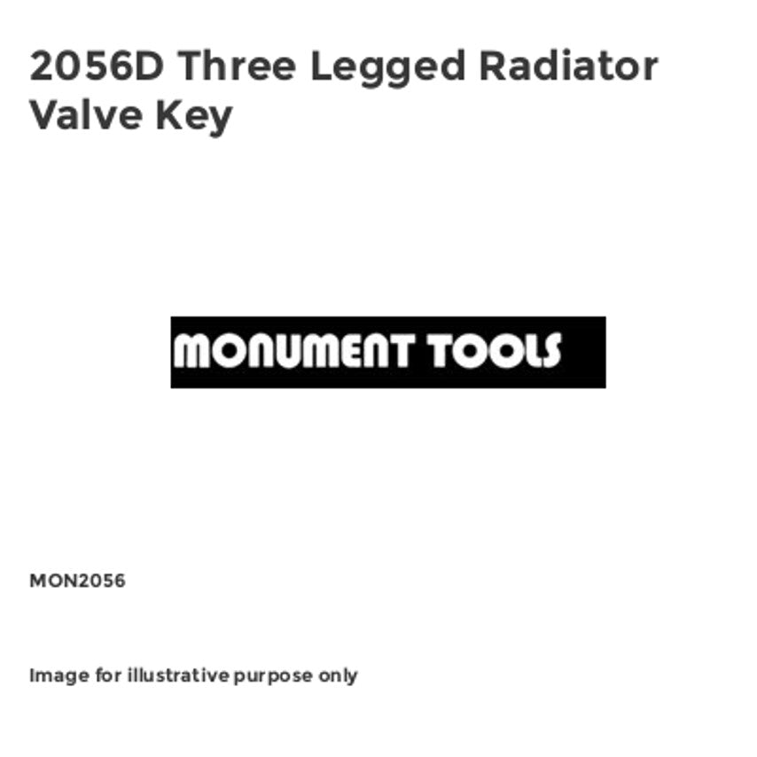 2056D Three Legged Radiator Valve Key