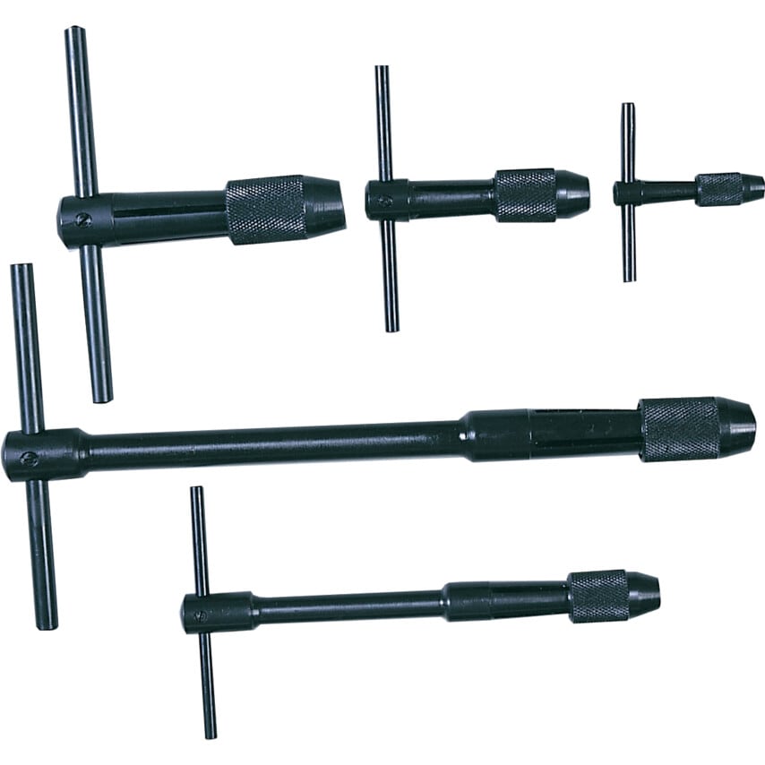 2.0-8.0MM UK Chuck Type Tap Wrench Set 5-Pce