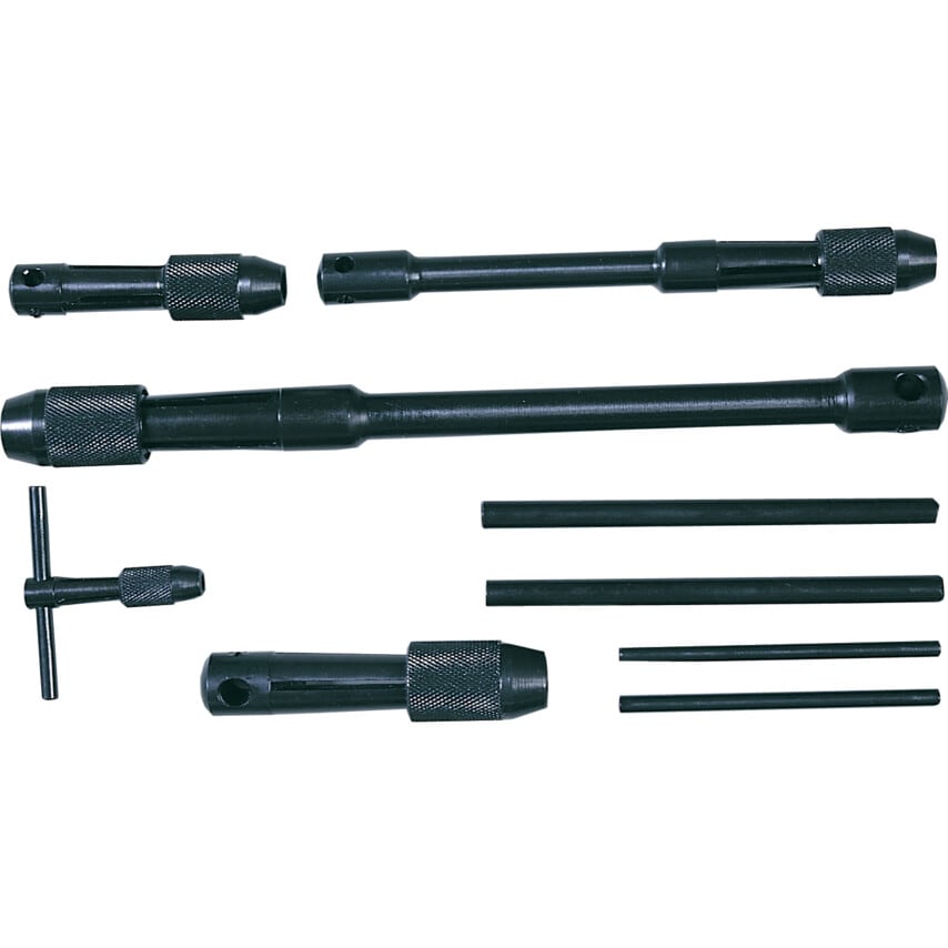 2.0-8.0MM UK Chuck Type Tap Wrench Set 5-Pce