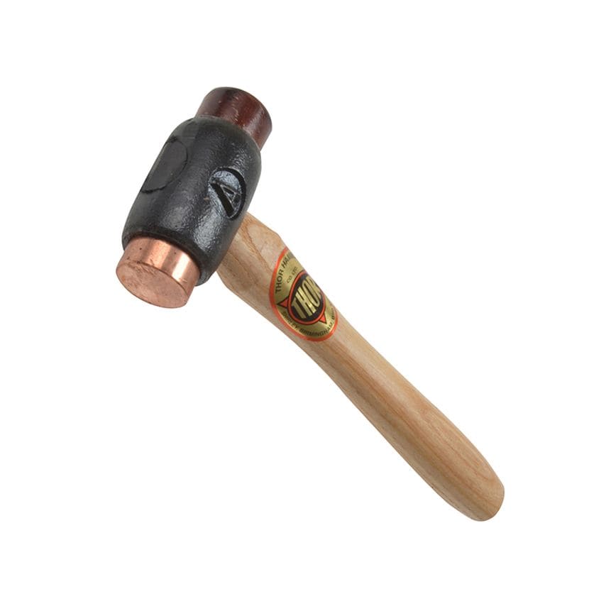 208 Copper / Hide Hammer Size A (25mm) 355g THO208