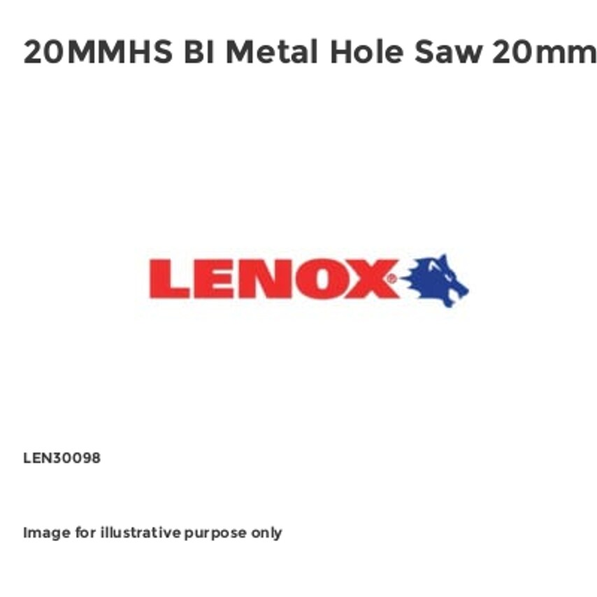 20MMHS BI Metal Hole Saw 20mm