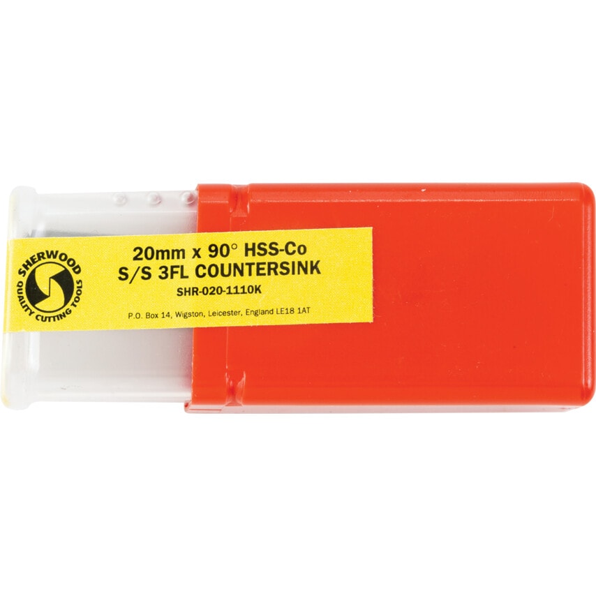 20MM 90DEG HSS-Cobalt 3FL S/S Countersink