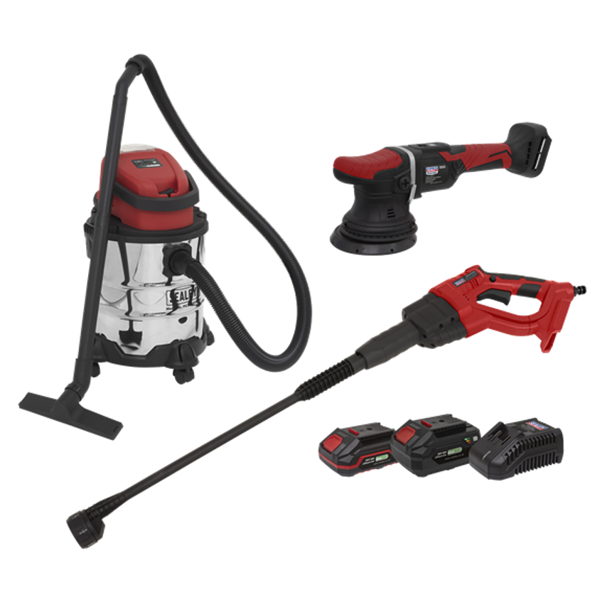 20V SV20 Series Cordless Car Valeting Combo Kit