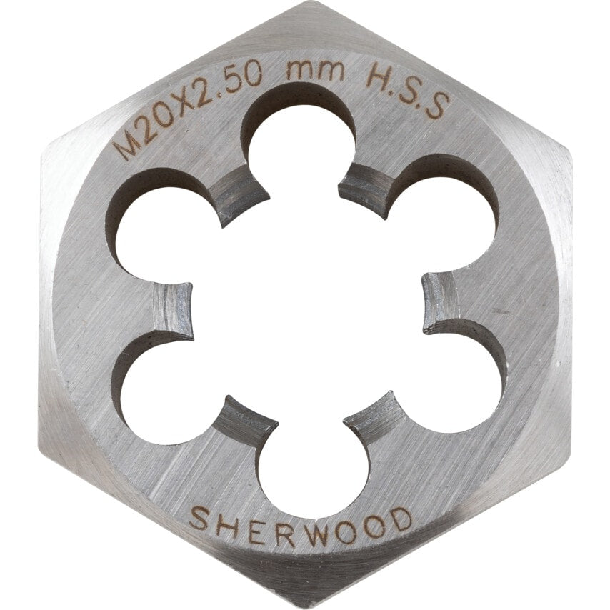 20X2.50MM HSS Hexagon Die Nut