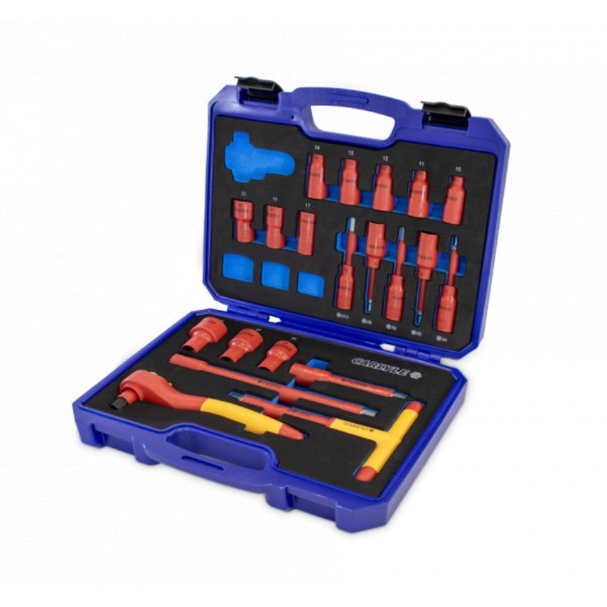 20pc 1/2" Drive Insulated Socket Set VDE