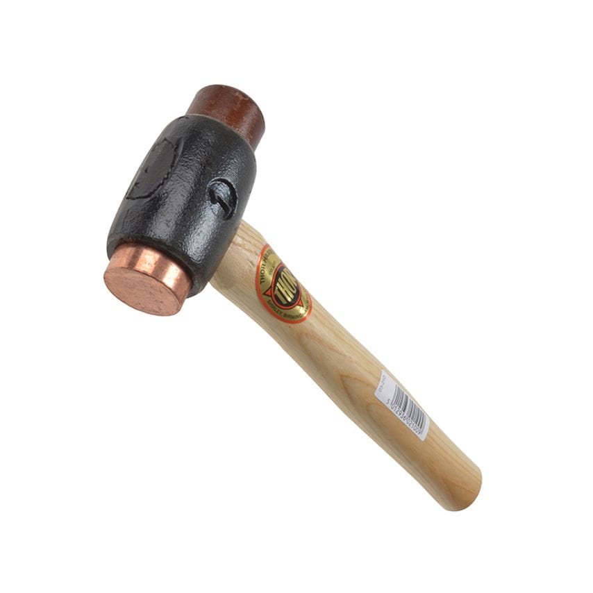210 Copper / Hide Hammer Size 1 (32mm) 710g THO210