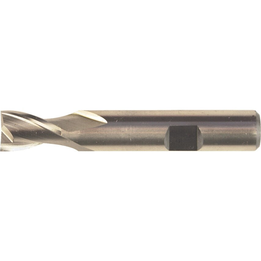 22.00MM HSS-Co 8% 2 Flute Weldon Shank Short Series Slot Drills - Uncoated
