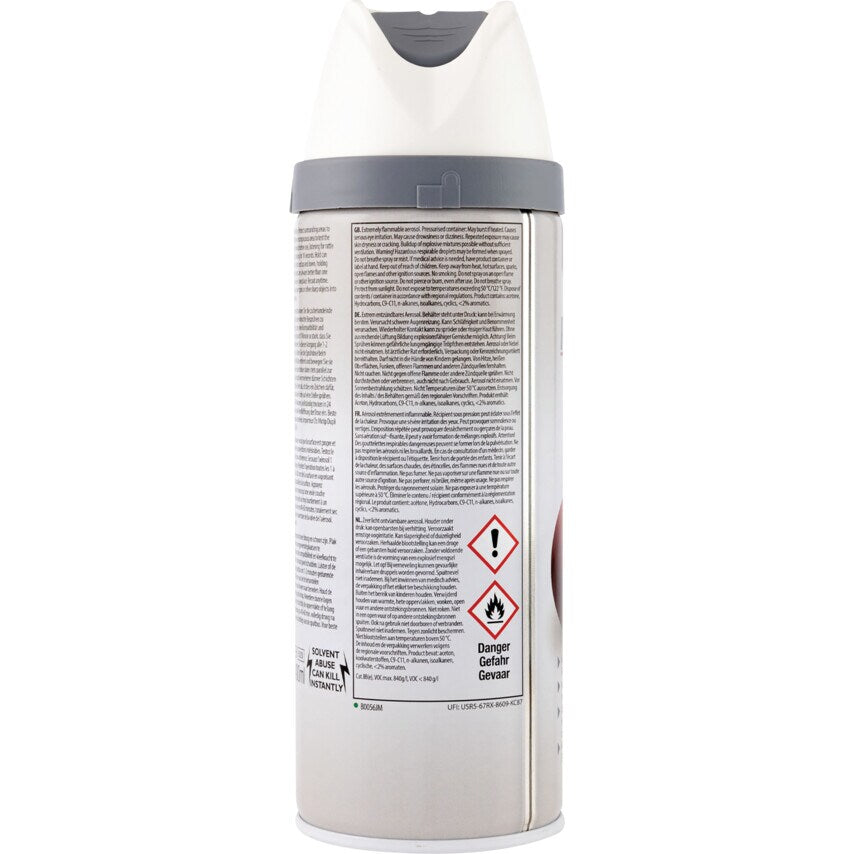 22101 Twist & Spray Satin White Aerosol Paint - 400ML