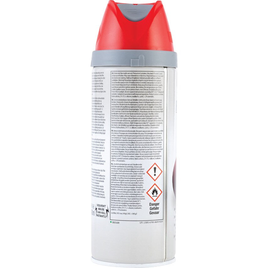 22106 Twist & Spray Satin Real Red Aerosol Paint - 400ML
