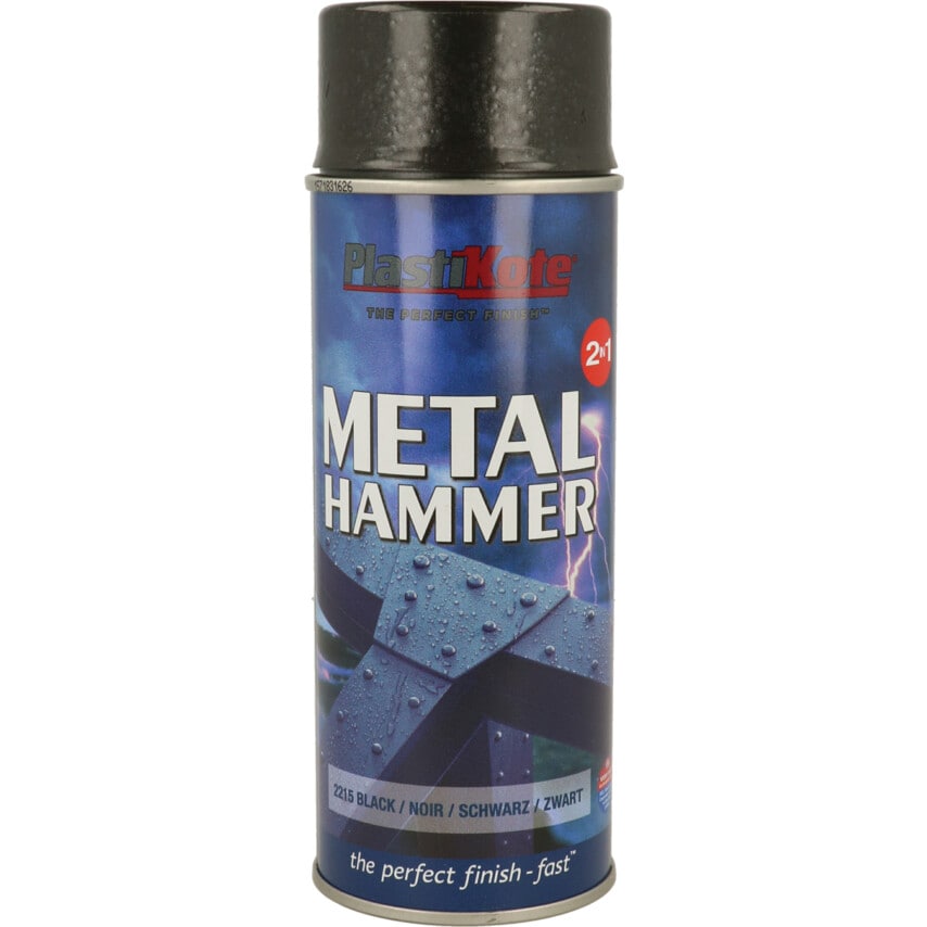2215 Metal Hammer Finish Black 400ml
