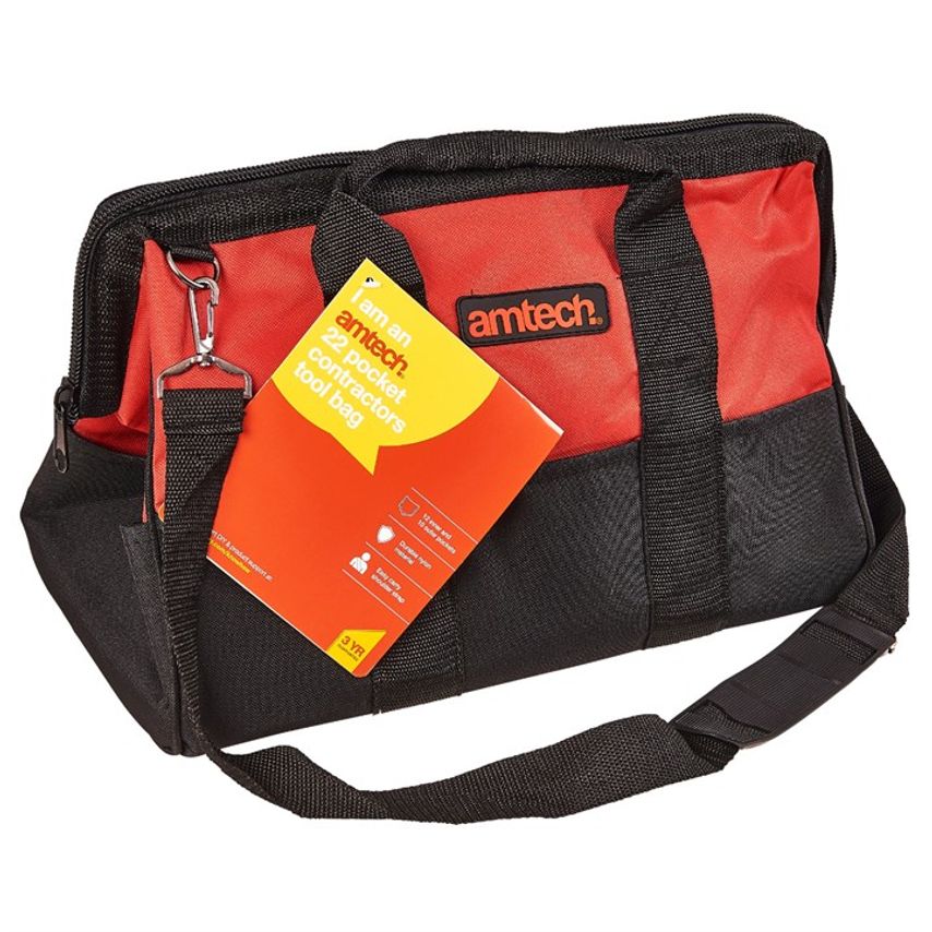 22 Pocket Contractor's Tool Bag